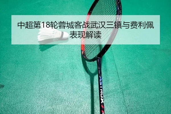 中超第18轮蓉城客战武汉三镇与费利佩表现解读